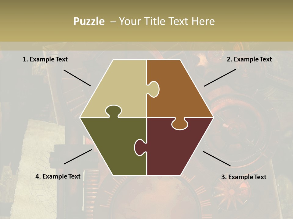 Invention Metal Gridiron PowerPoint Template