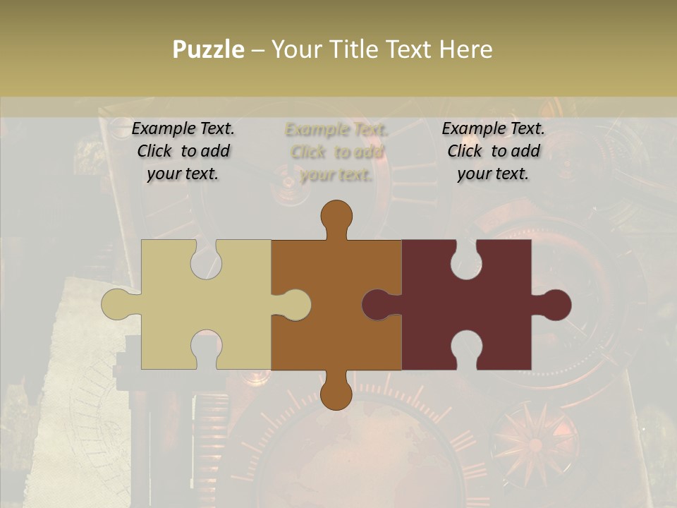 Invention Metal Gridiron PowerPoint Template