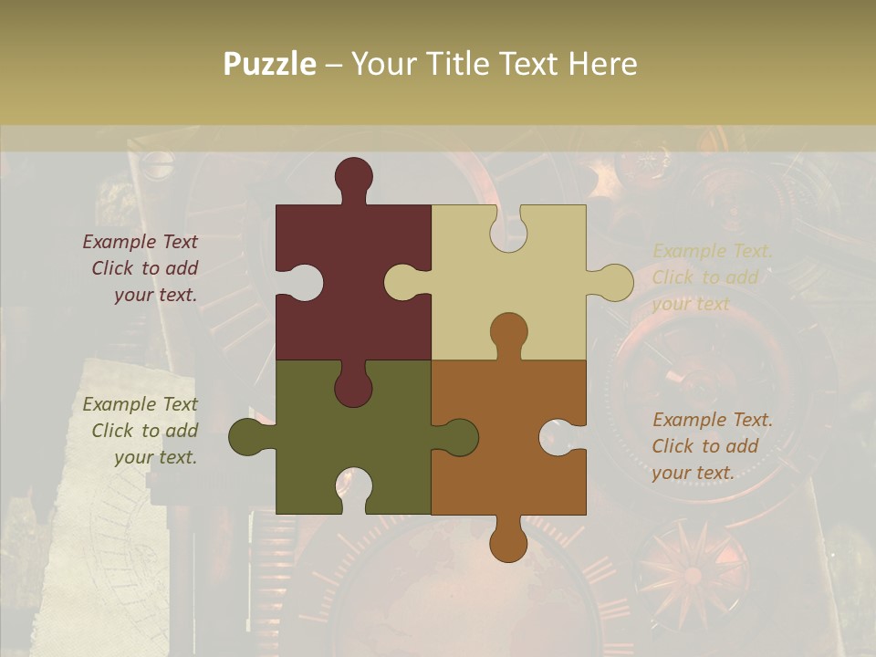 Invention Metal Gridiron PowerPoint Template