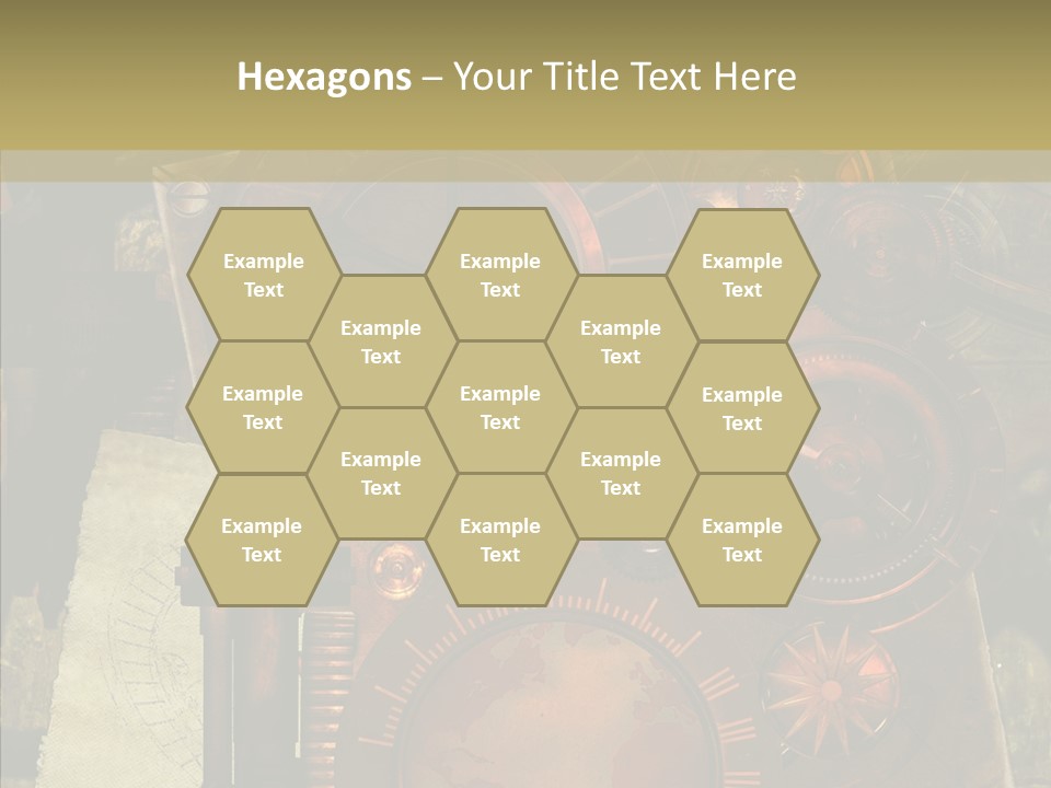 Invention Metal Gridiron PowerPoint Template