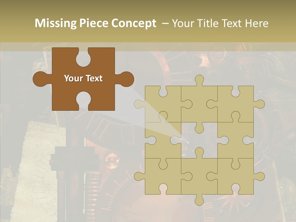 Invention Metal Gridiron PowerPoint Template