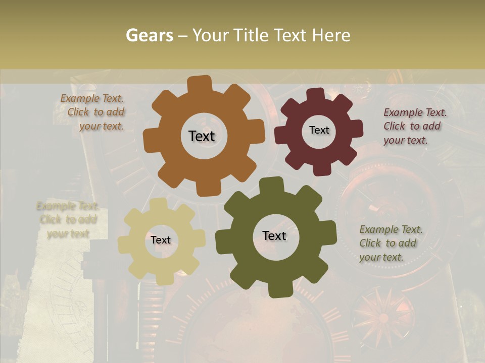 Invention Metal Gridiron PowerPoint Template