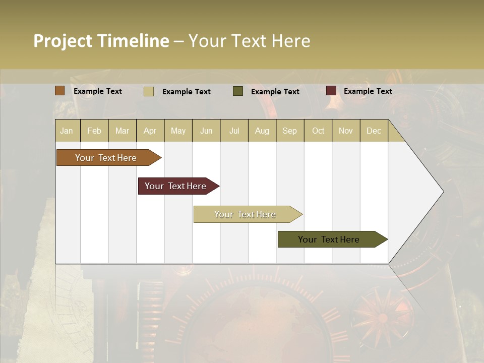 Invention Metal Gridiron PowerPoint Template