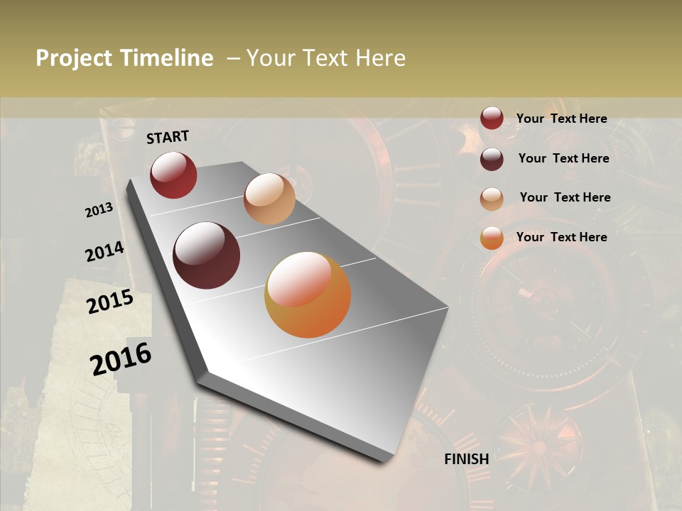 Invention Metal Gridiron PowerPoint Template