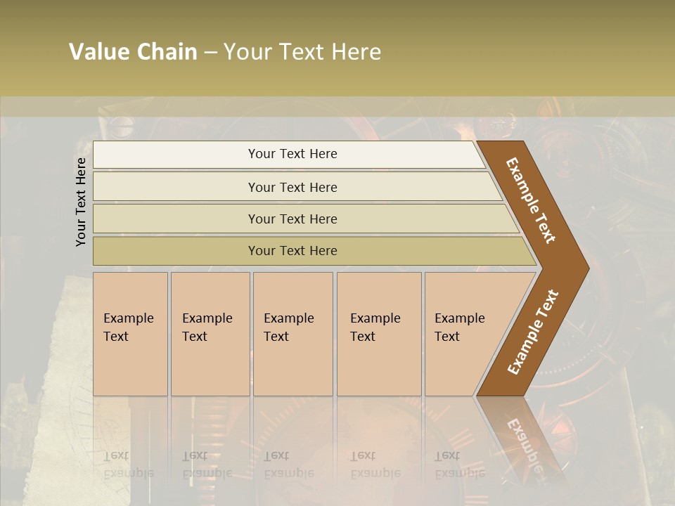 Invention Metal Gridiron PowerPoint Template