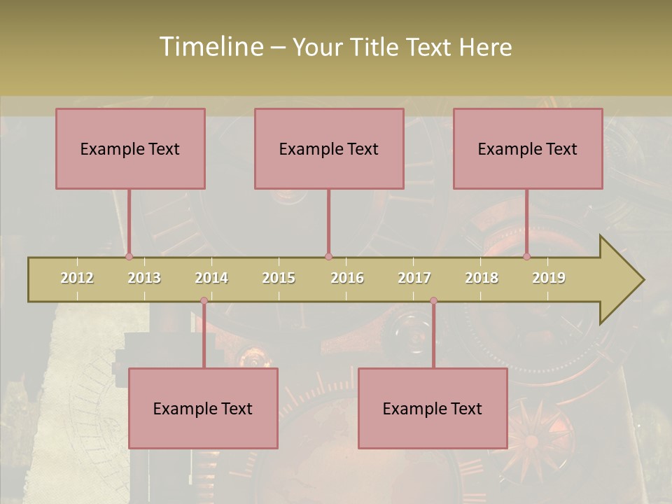 Invention Metal Gridiron PowerPoint Template