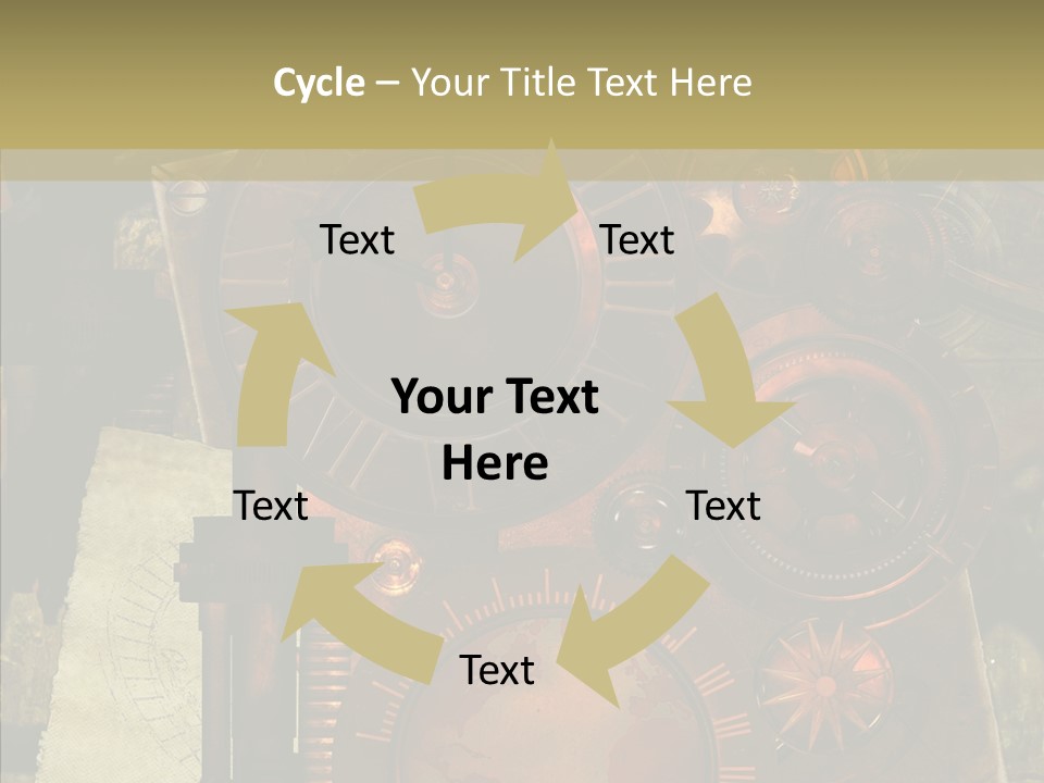 Invention Metal Gridiron PowerPoint Template