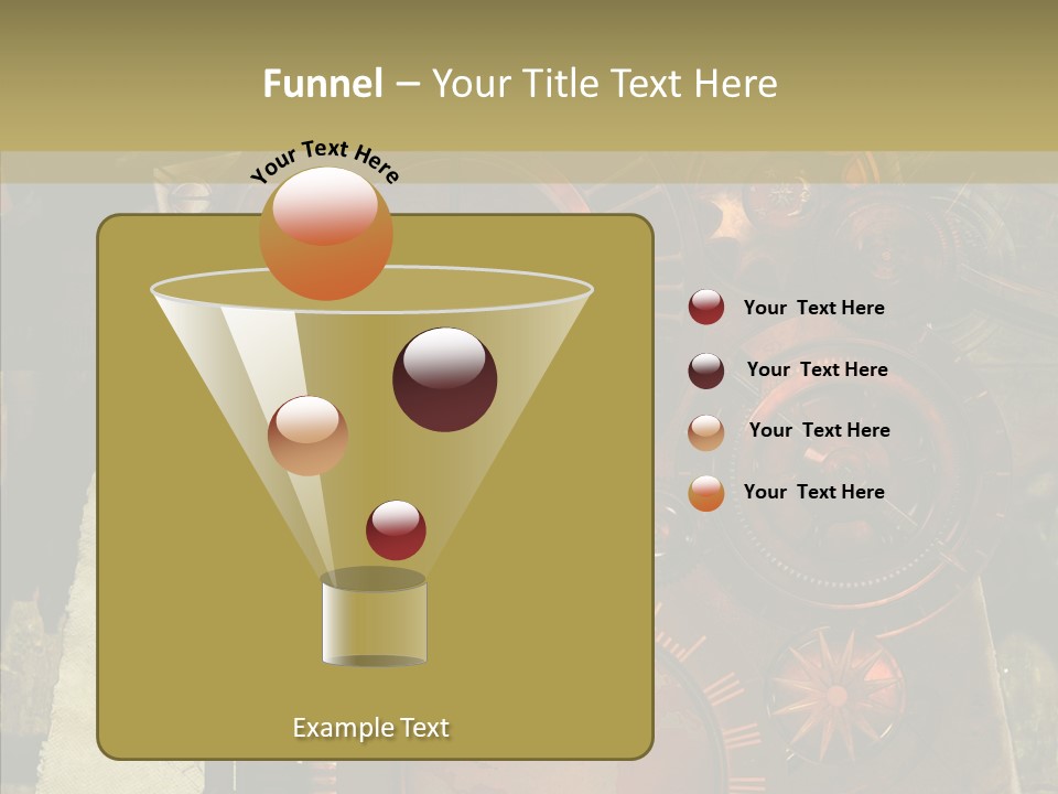 Invention Metal Gridiron PowerPoint Template