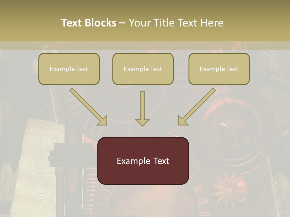 Invention Metal Gridiron PowerPoint Template