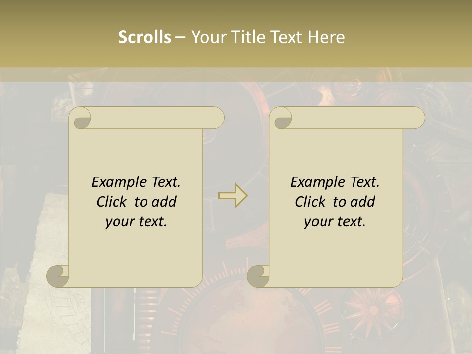 Invention Metal Gridiron PowerPoint Template