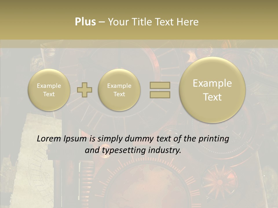 Invention Metal Gridiron PowerPoint Template