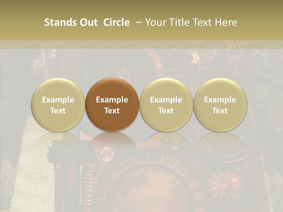 Invention Metal Gridiron PowerPoint Template