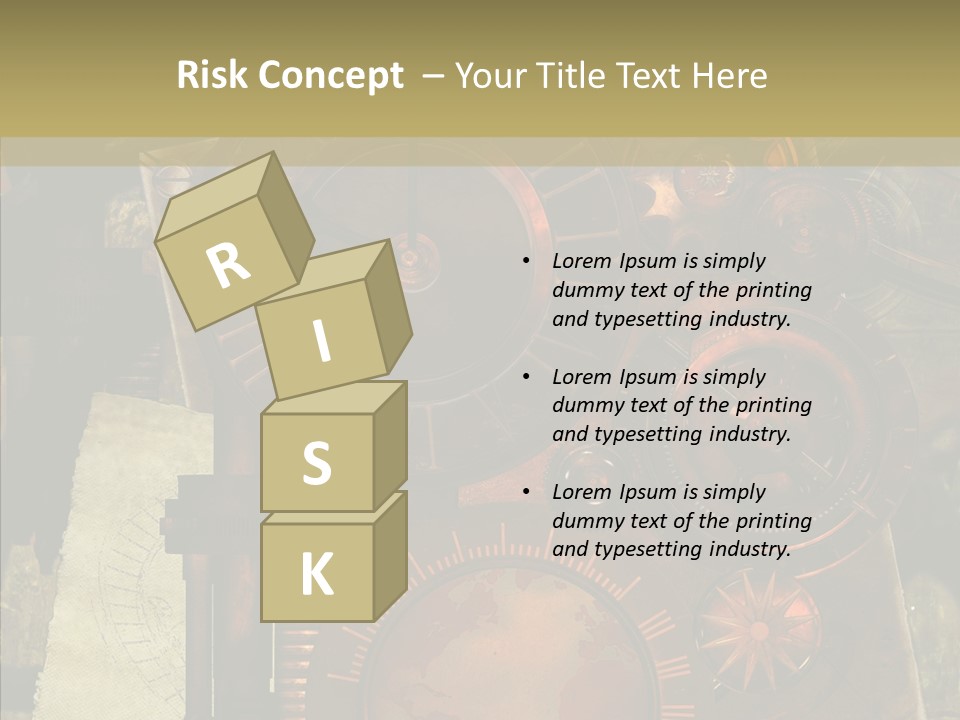 Invention Metal Gridiron PowerPoint Template