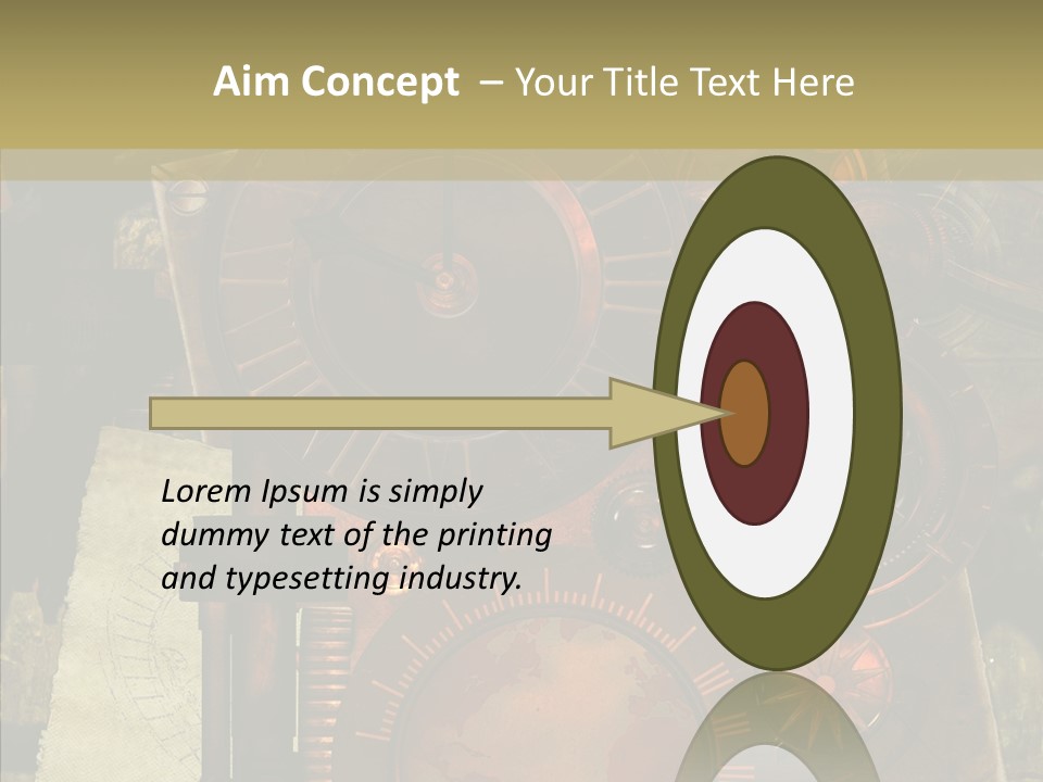 Invention Metal Gridiron PowerPoint Template