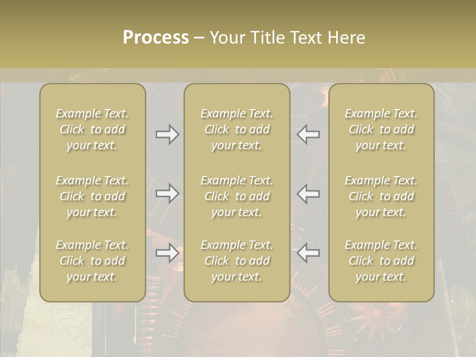 Invention Metal Gridiron PowerPoint Template