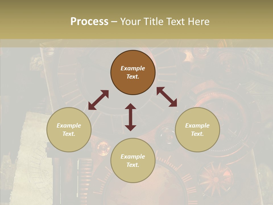 Invention Metal Gridiron PowerPoint Template