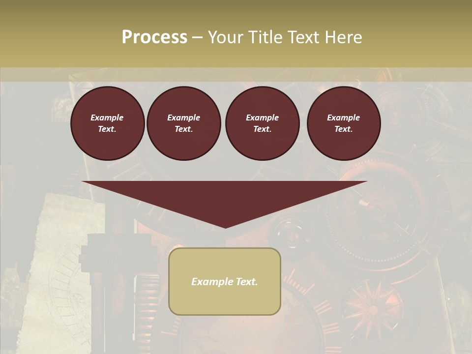 Invention Metal Gridiron PowerPoint Template