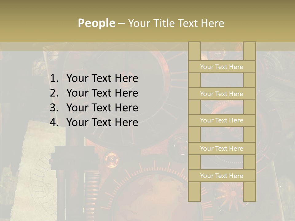 Invention Metal Gridiron PowerPoint Template