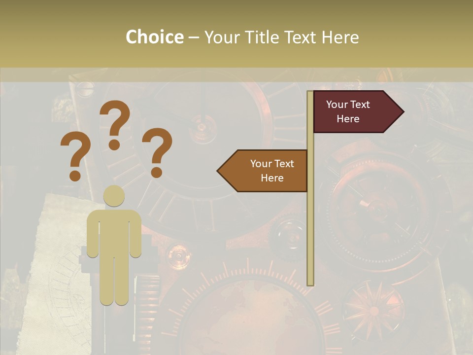 Invention Metal Gridiron PowerPoint Template