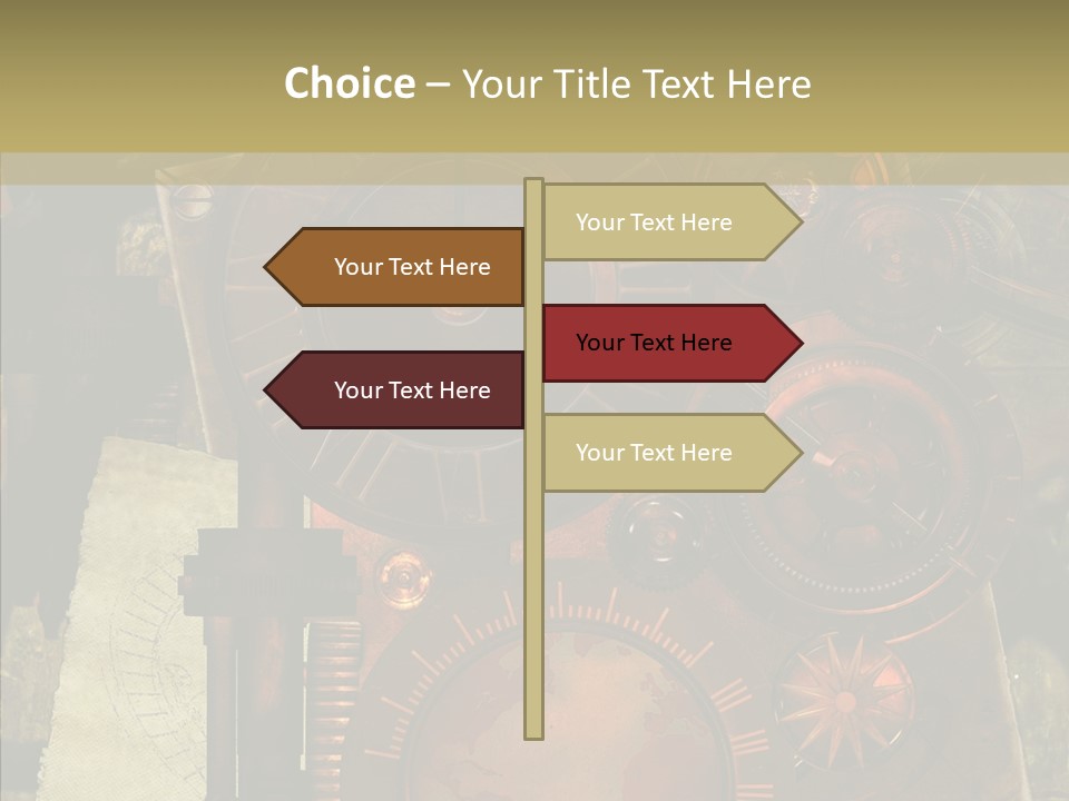 Invention Metal Gridiron PowerPoint Template