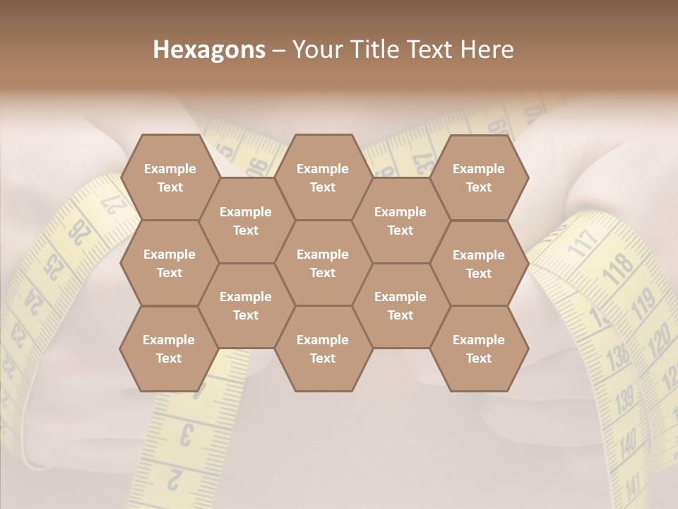 Length Conceptual Hand PowerPoint Template
