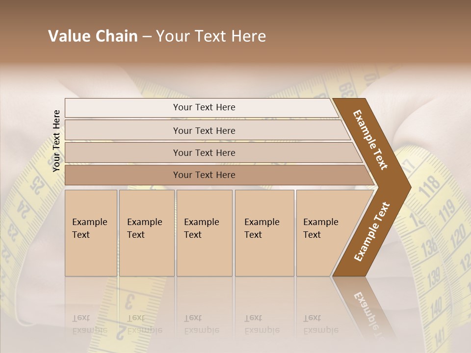 Length Conceptual Hand PowerPoint Template