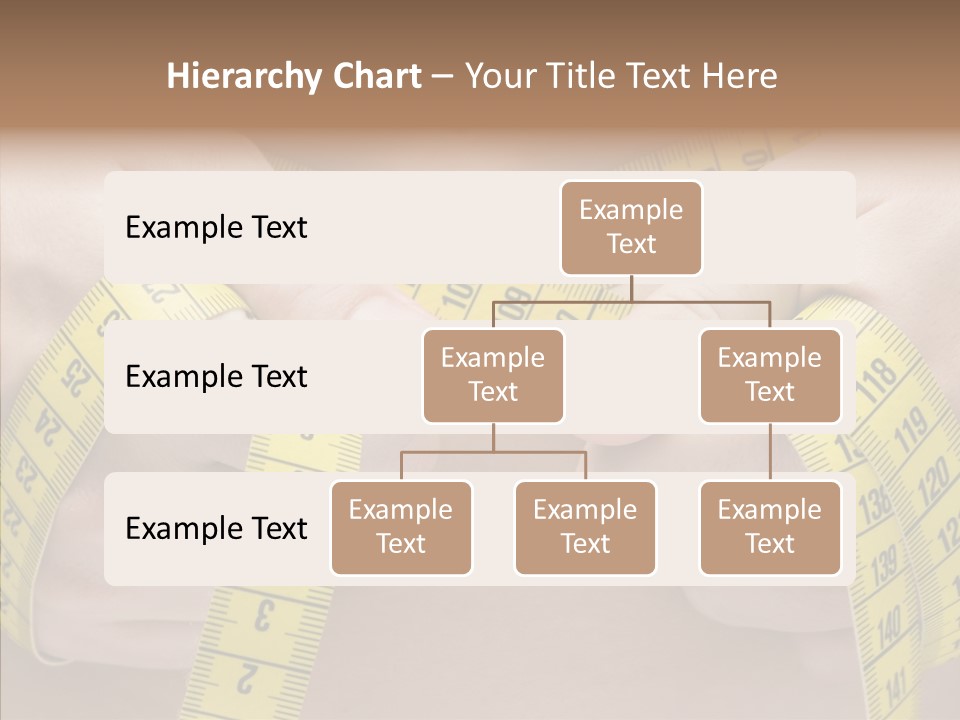 Length Conceptual Hand PowerPoint Template