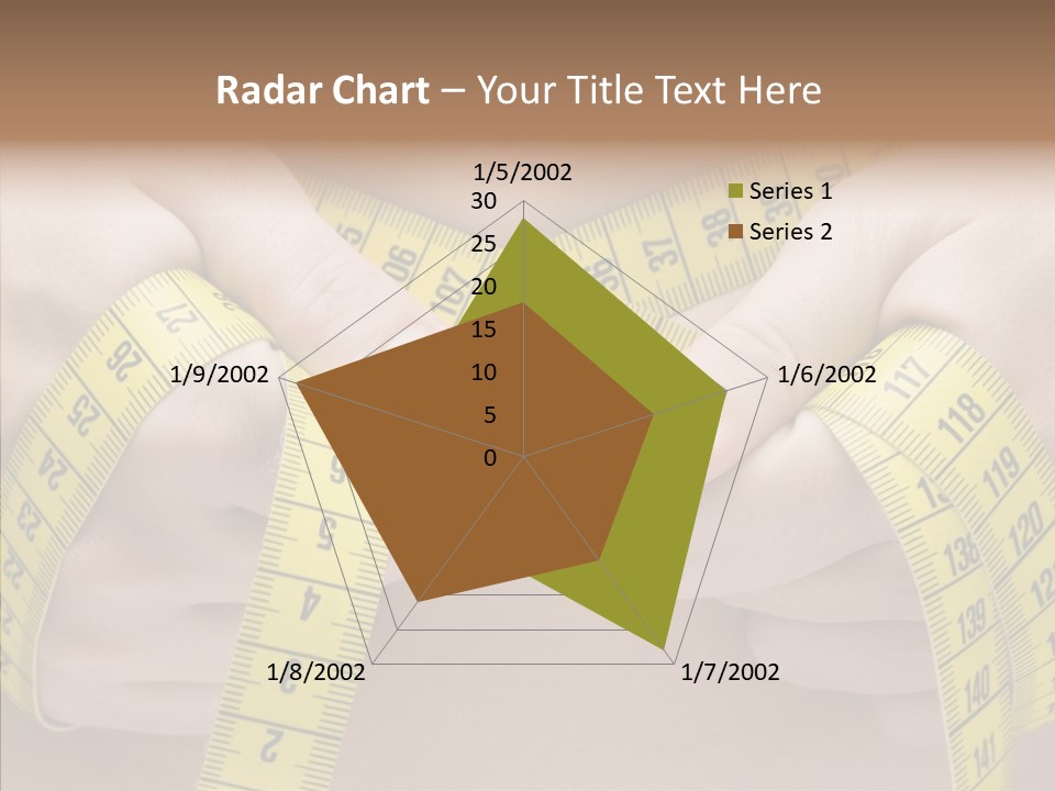 Length Conceptual Hand PowerPoint Template