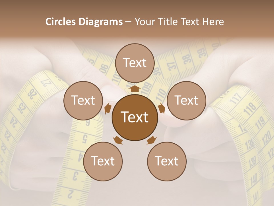 Length Conceptual Hand PowerPoint Template