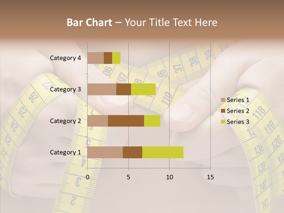 Length Conceptual Hand PowerPoint Template