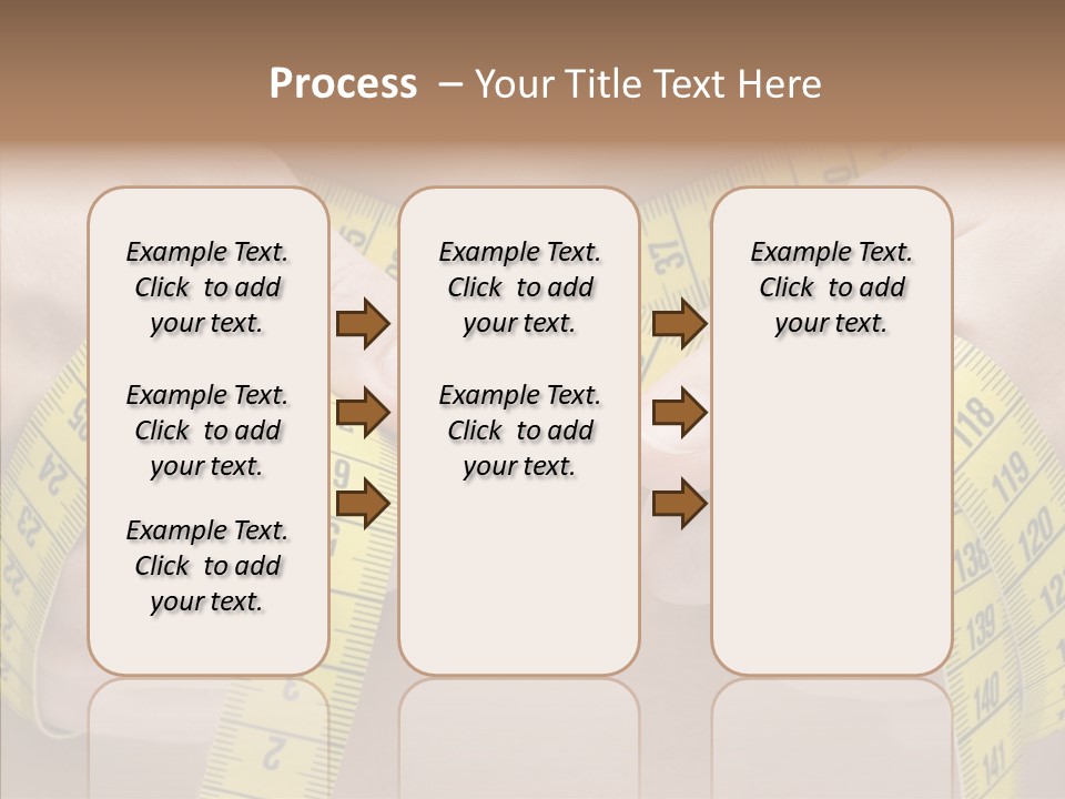 Length Conceptual Hand PowerPoint Template