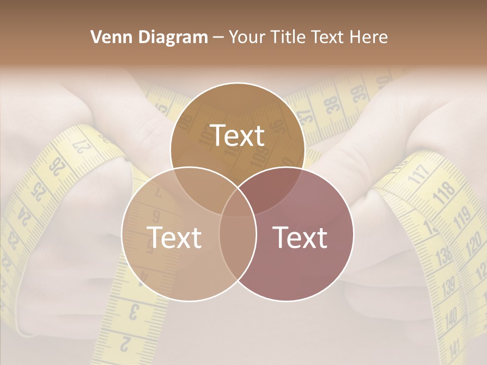 Length Conceptual Hand PowerPoint Template