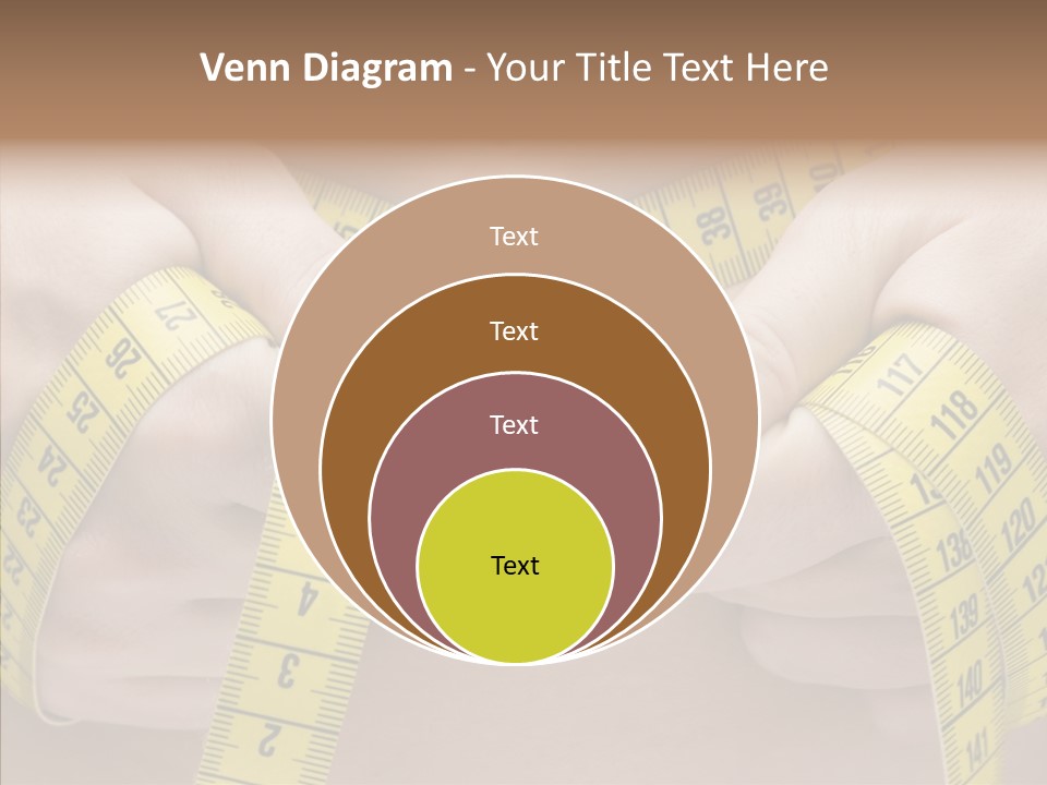 Length Conceptual Hand PowerPoint Template