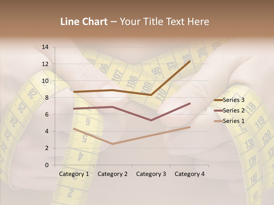 Length Conceptual Hand PowerPoint Template