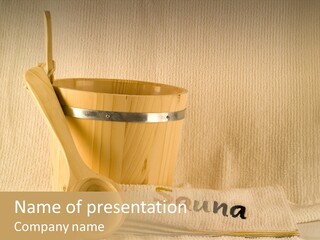 Relaxation Spoon Towel PowerPoint Template