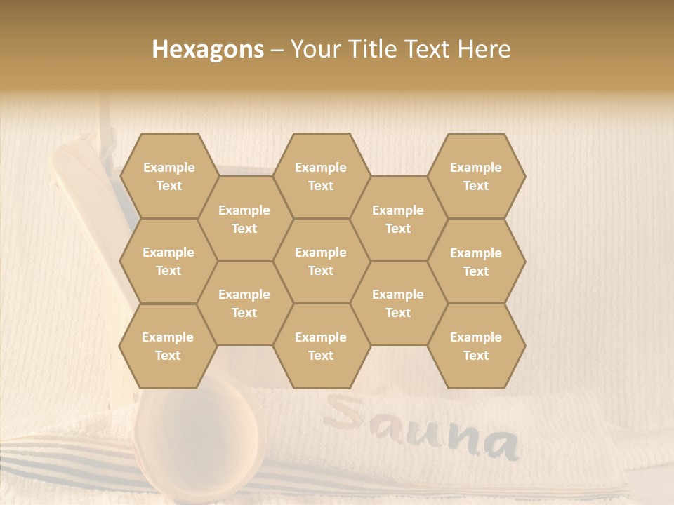 Relaxation Spoon Towel PowerPoint Template