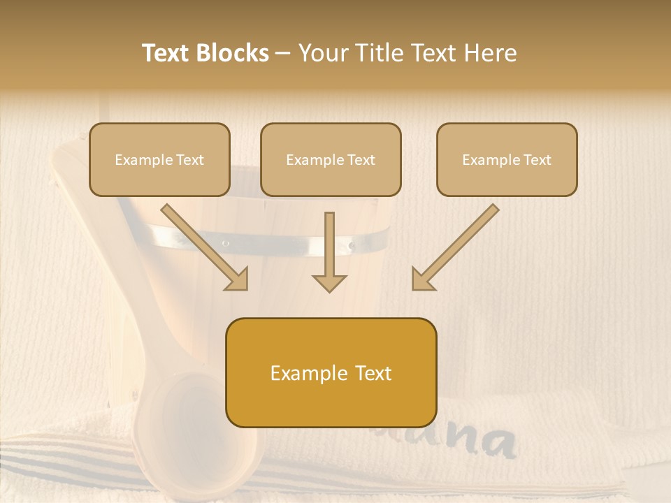 Relaxation Spoon Towel PowerPoint Template