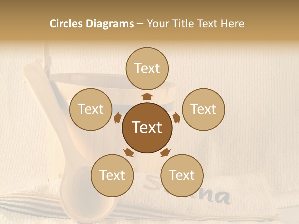 Relaxation Spoon Towel PowerPoint Template