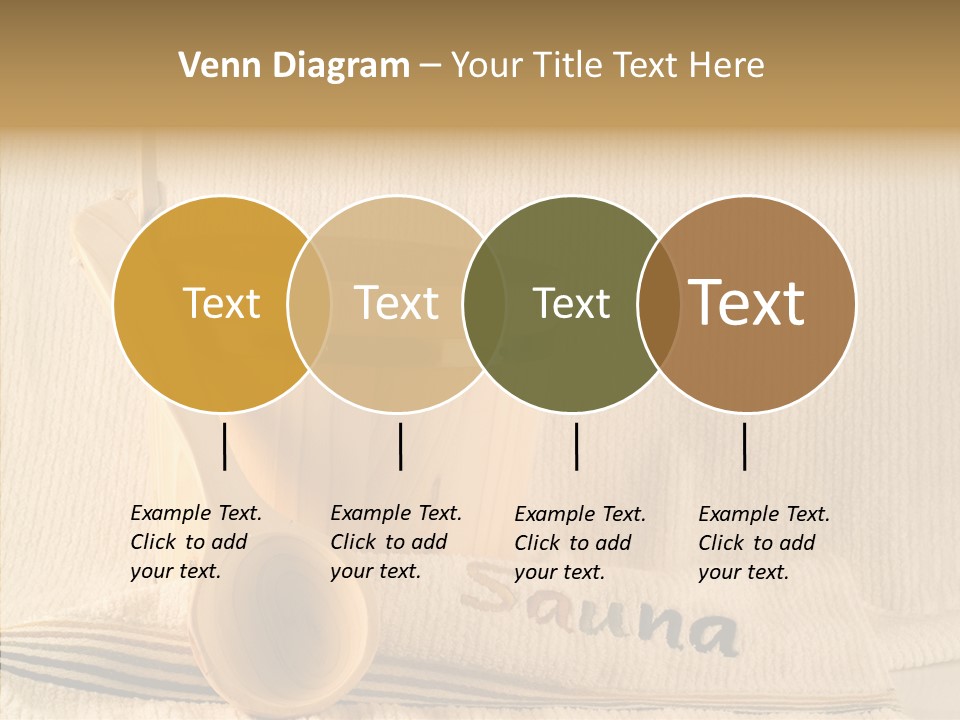 Relaxation Spoon Towel PowerPoint Template