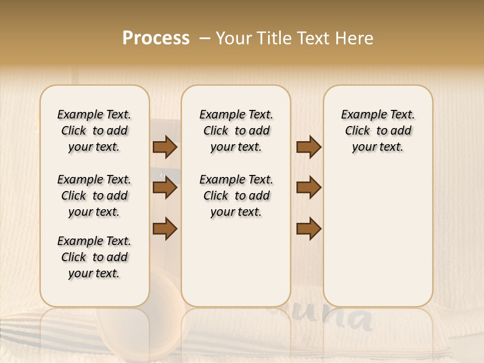 Relaxation Spoon Towel PowerPoint Template