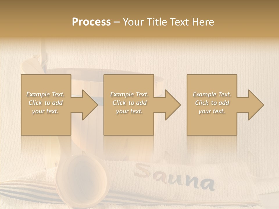 Relaxation Spoon Towel PowerPoint Template