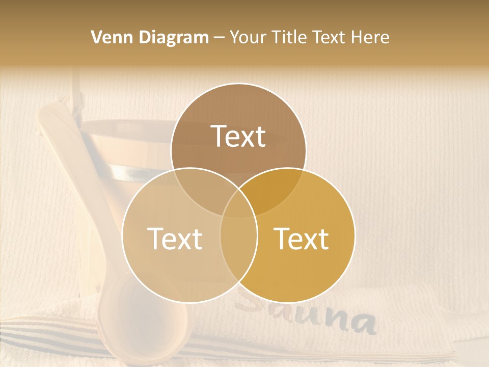 Relaxation Spoon Towel PowerPoint Template