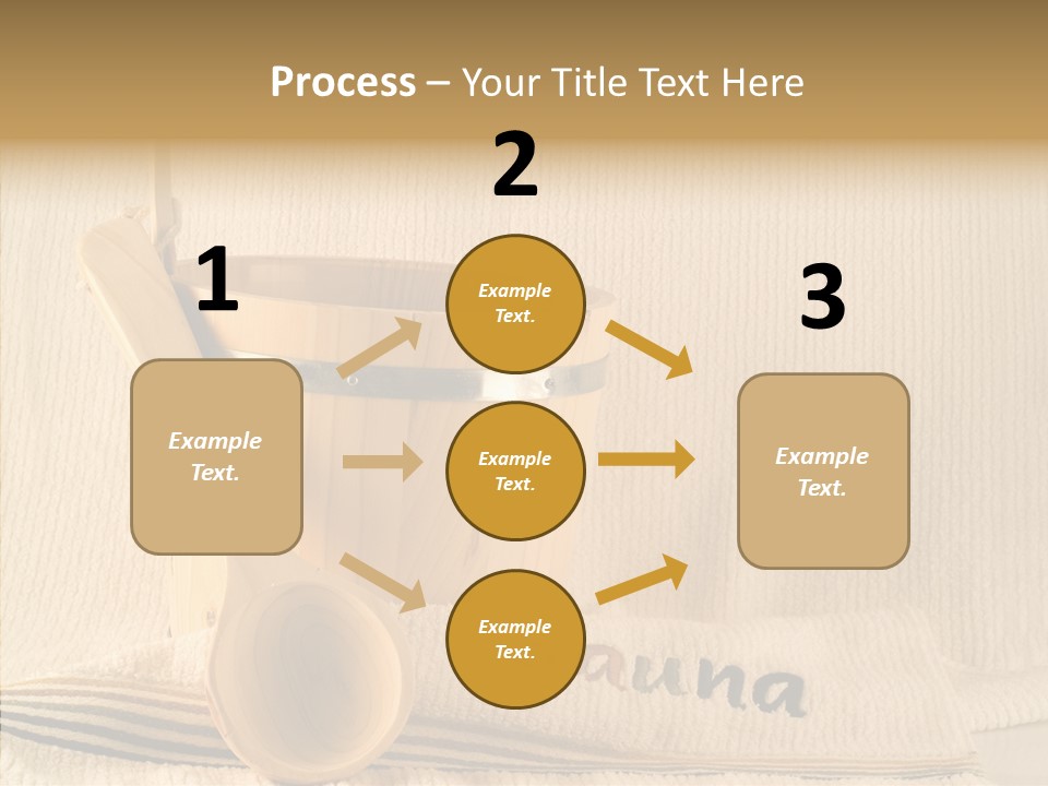 Relaxation Spoon Towel PowerPoint Template