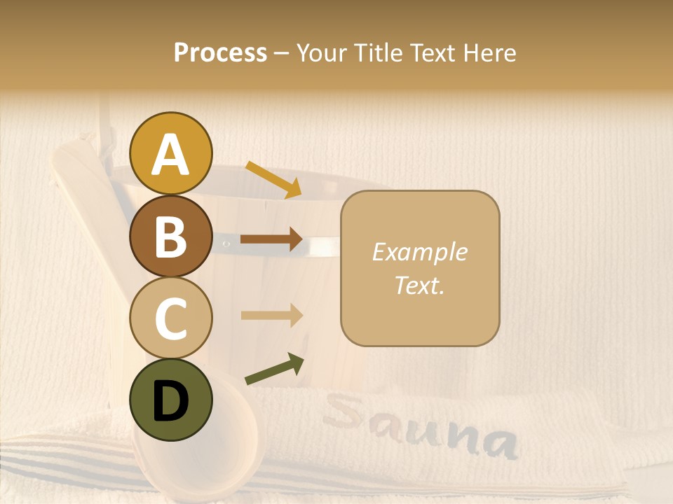 Relaxation Spoon Towel PowerPoint Template