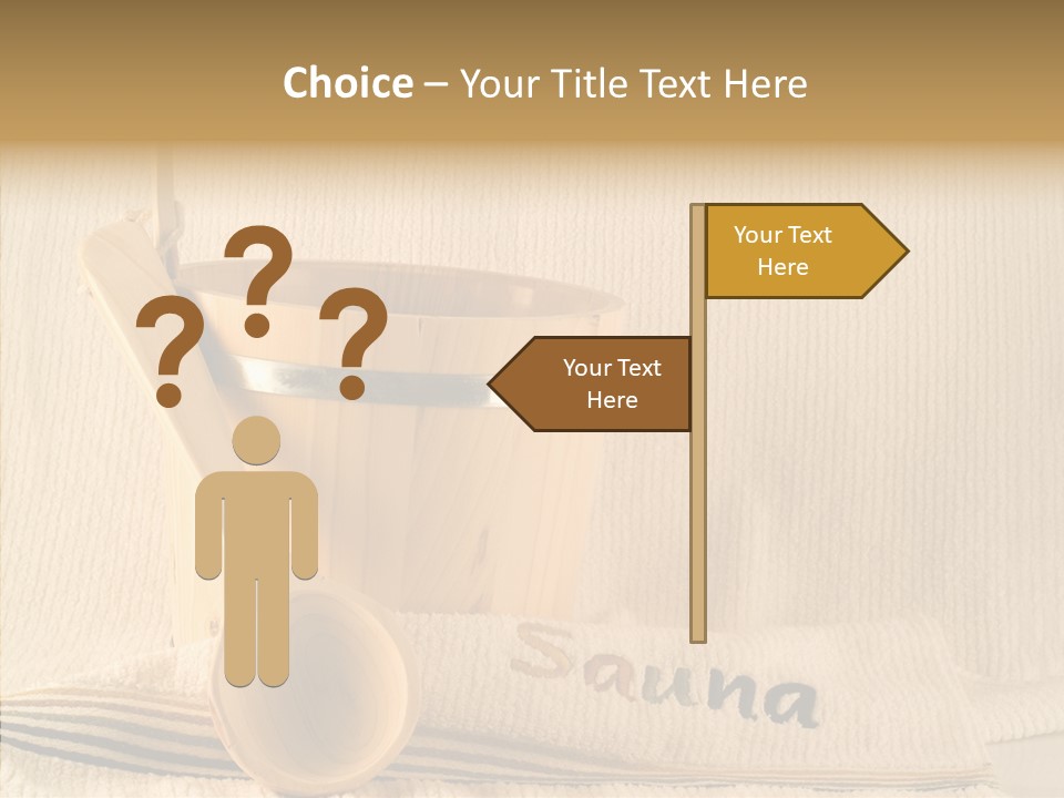 Relaxation Spoon Towel PowerPoint Template