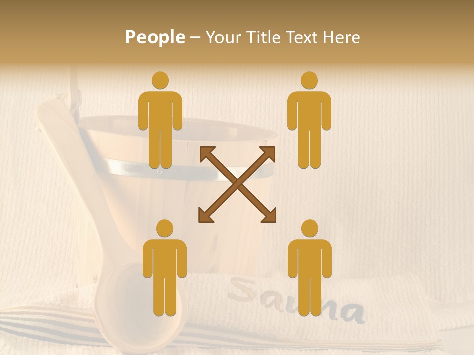 Relaxation Spoon Towel PowerPoint Template