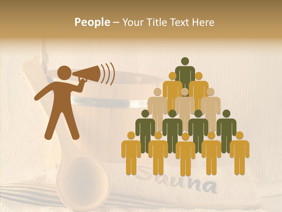 Relaxation Spoon Towel PowerPoint Template