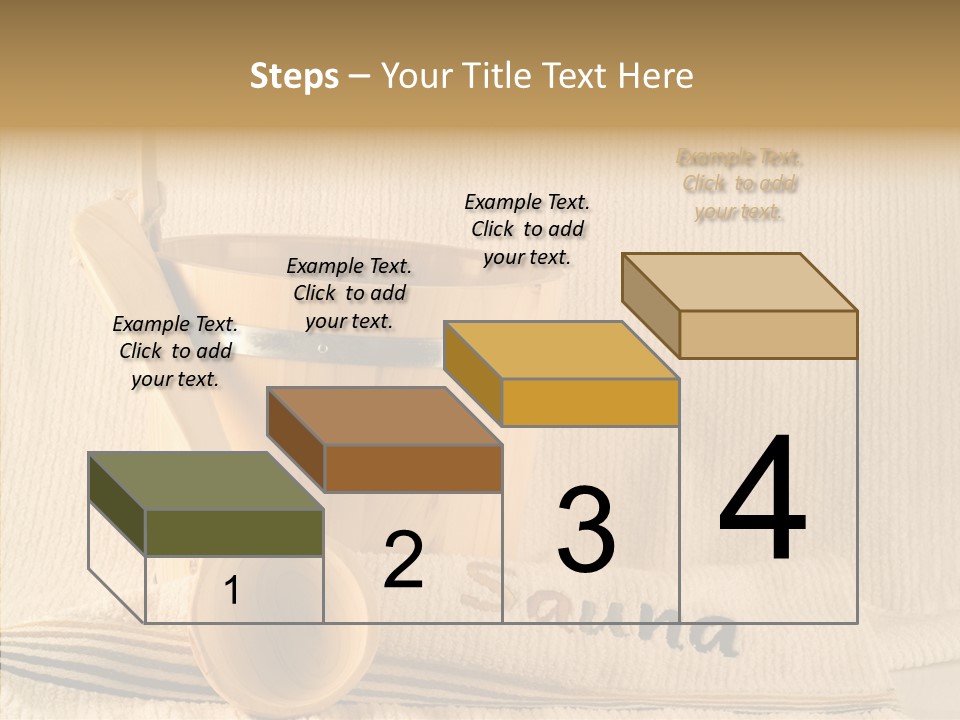 Relaxation Spoon Towel PowerPoint Template