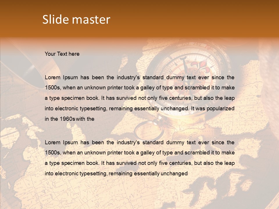 Paper Old Message PowerPoint Template