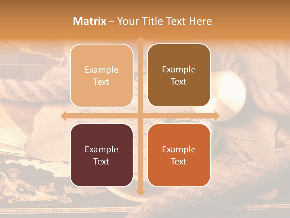 Navigate Compass Background PowerPoint Template